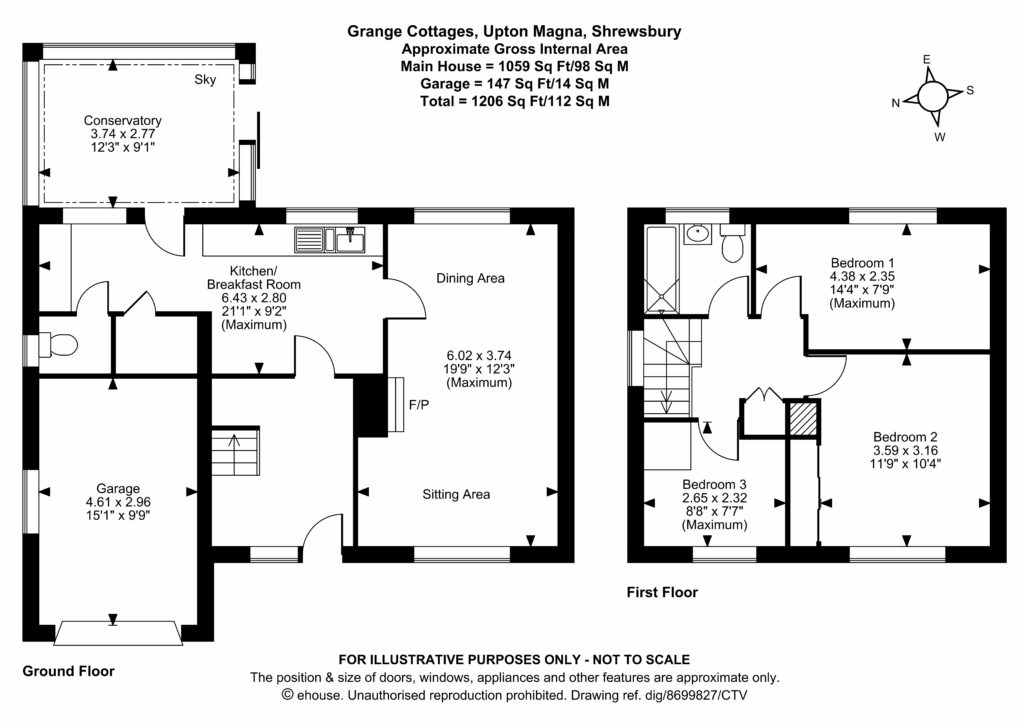 2 Grange Cottages - Floorplan