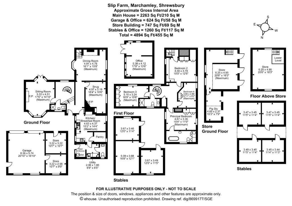 Slip Farm, Marchamley - Floorplan