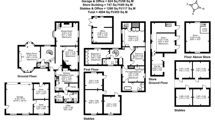 Slip Farm, Marchamley - Floorplan