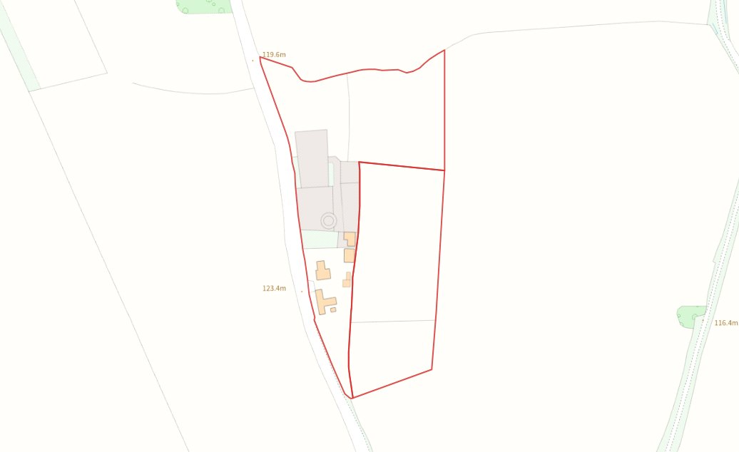 Slip Farm, Marchamley - Map