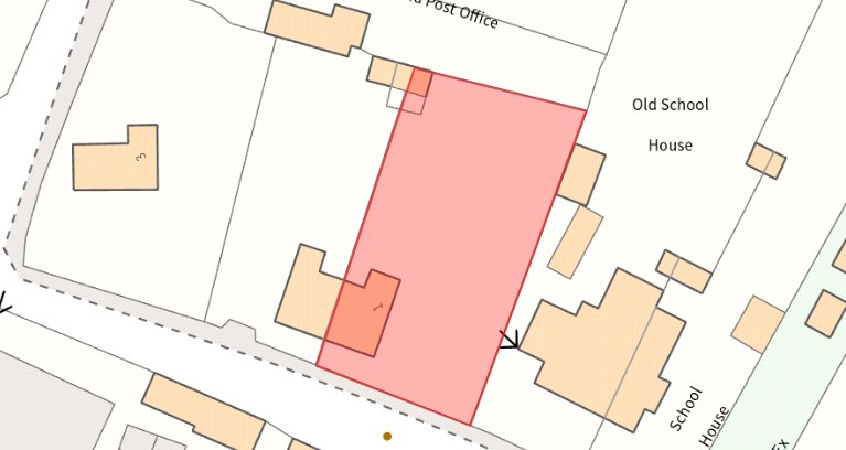 1 Upton Magna - Map
