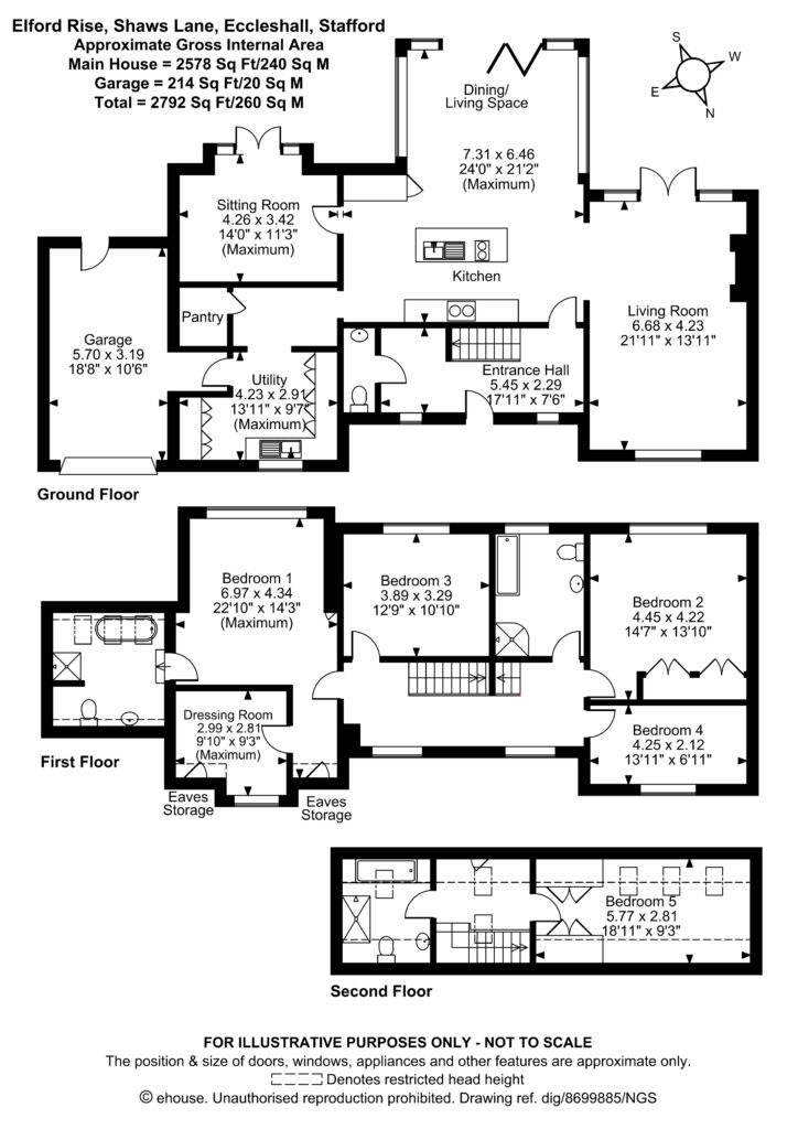 Elford Rise, Shaws Lane - Floorplan