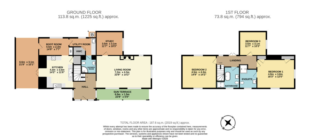 Brook House, Orleton Common - Floorplan