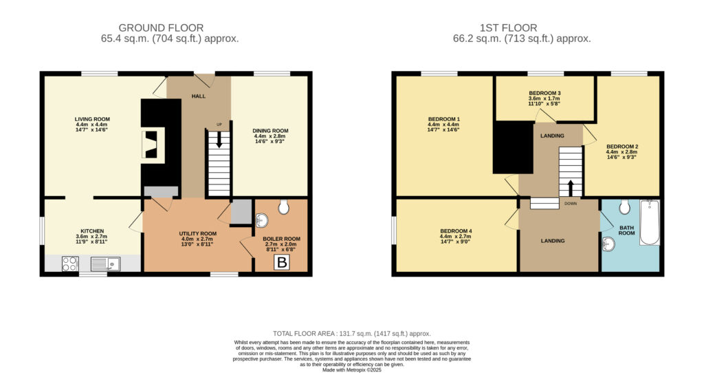 Llwyngwrgan House, Llanafanfawr - Floorplan