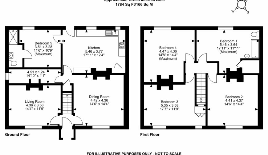 Gwernsebon, Cefn Coch - Floorplan