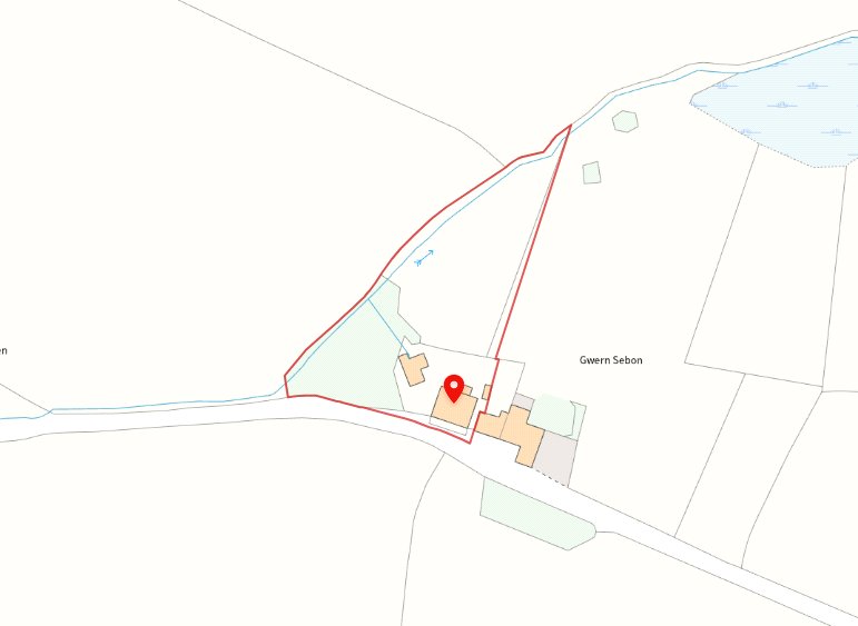 Gwernsebon, Cefn Coch - Map