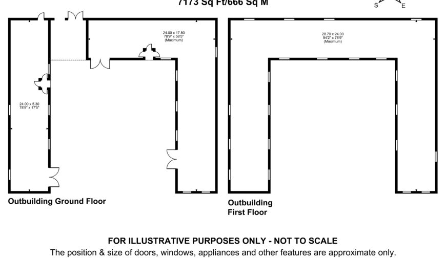 Llanerchydol Hall, Llanerchydol - Floorplan