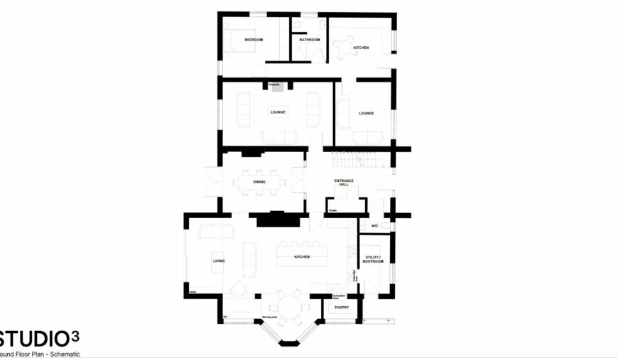 The Homestead, Coton - Concept Floorplan