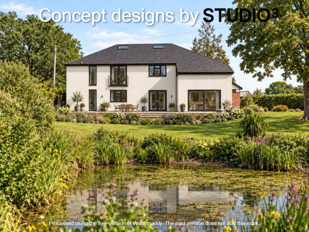 The Homestead, Coton - CGI Image