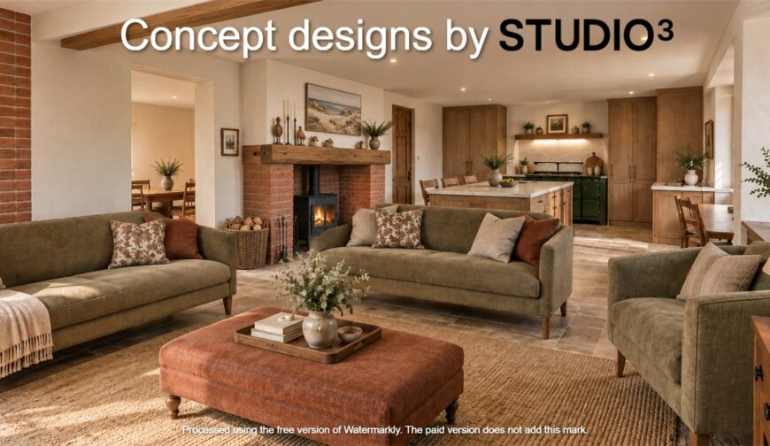 The Homestead, Coton - CGI Image