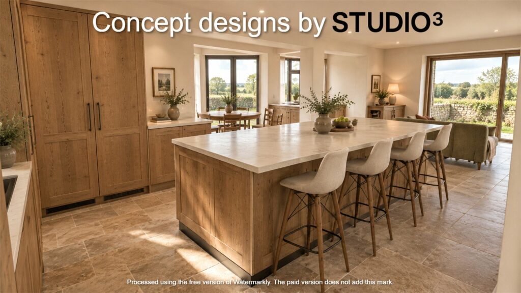 The Homestead, Coton - CGI Image