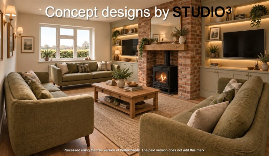 The Homestead, Coton - CGI Image