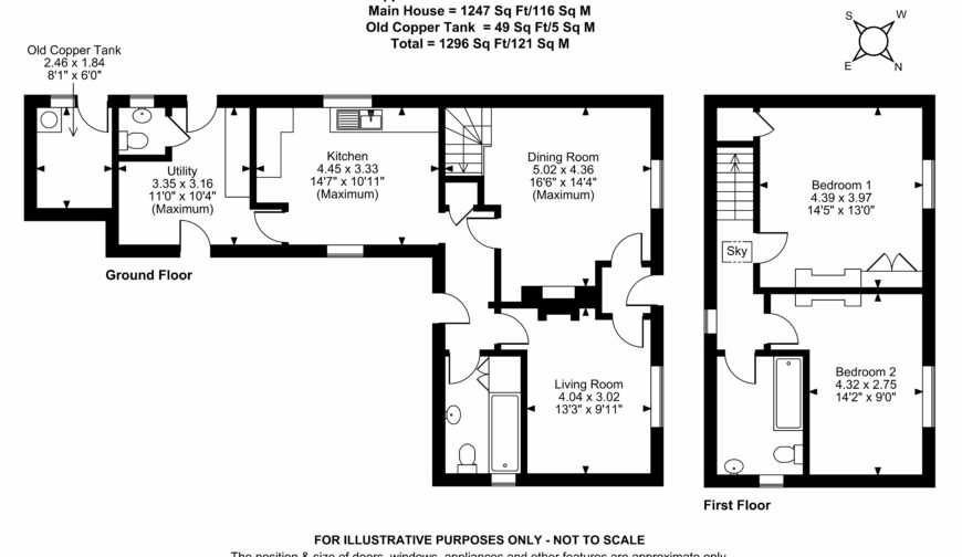 Tan y Garth, Welshampton - Floorplan