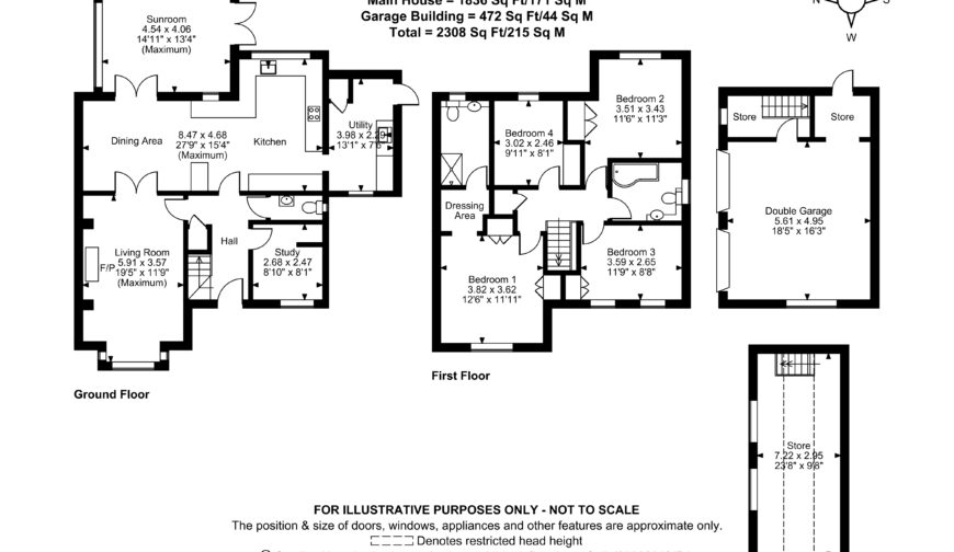 Fine Lea, Burlton - Floorplan