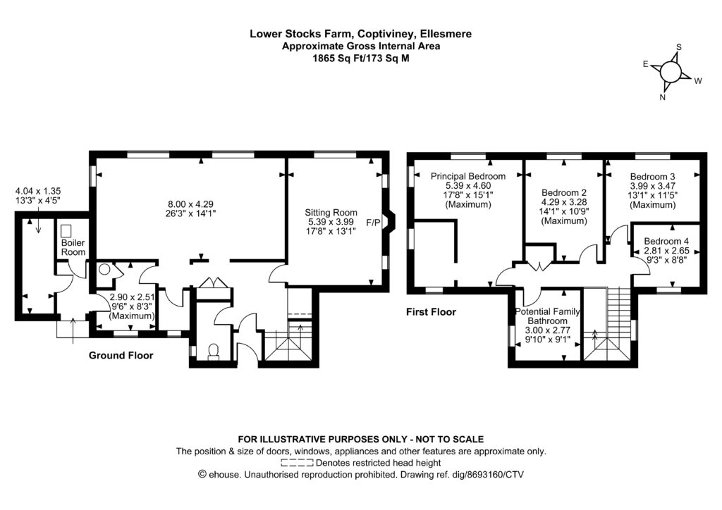 Lower Stocks Farmhouse & Buildings, Coptiviney - Floorplan