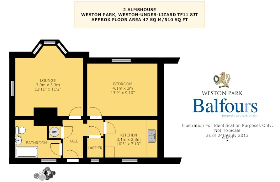 2 Almshouse - Floorplan