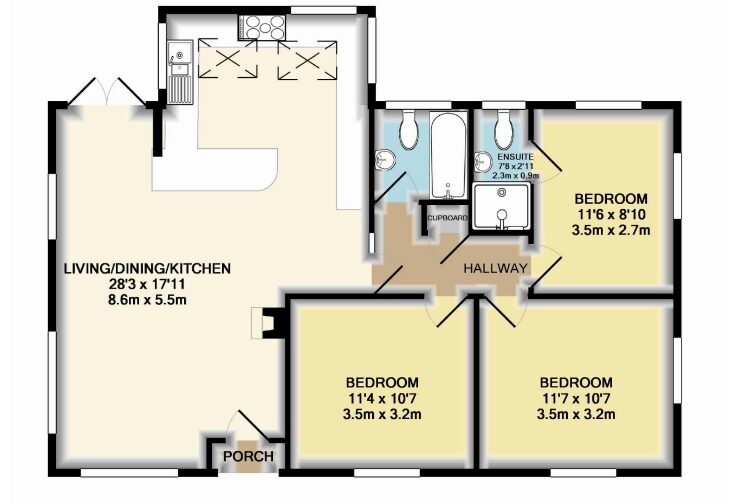 Dorina, Knowbury - Floorplan