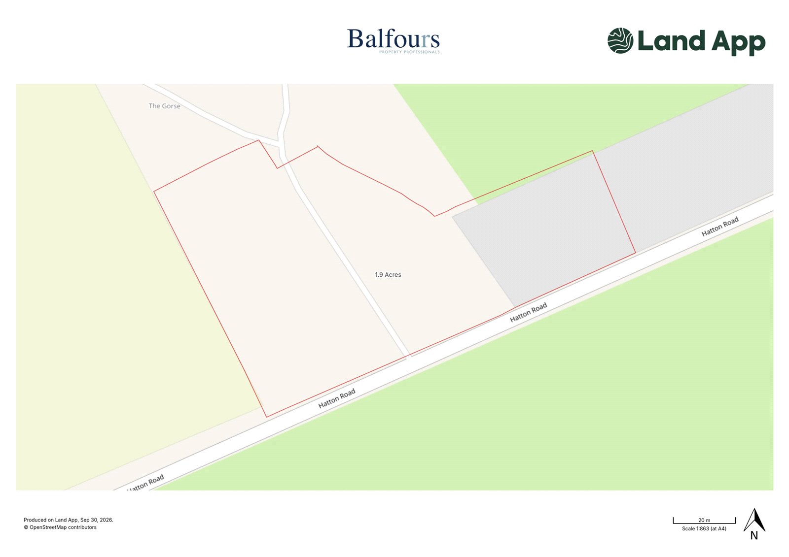 Hinstock Hall Lodge, Hatton Road - Map
